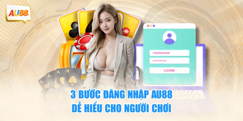 3 bước đăng nhập AU88 dễ hiểu cho người chơi